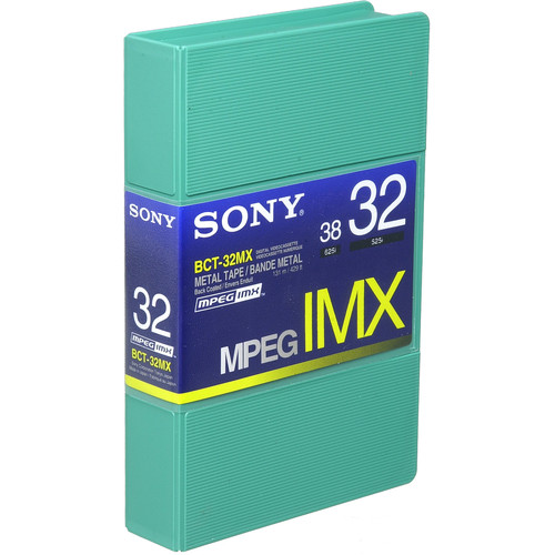 Sony BCT32MX MPEG IMX Video Cassette Small