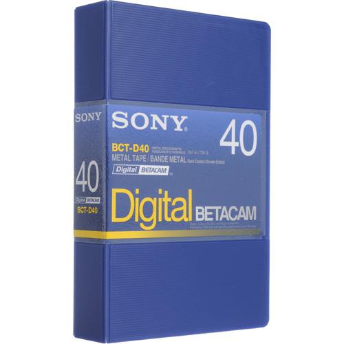 Sony BCT-D40 40 Minute Digital Betacam V
