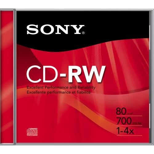 Sony Cd Rw 1 4x Compact Disc Cdrw700r Bandh Photo Video