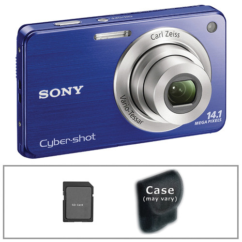 Sony Cybershot DSCW560 Digital Camera with Basic Accessory Kit