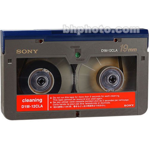 Sony D1M12CLA Cleaning Cassette (Medium) D1M12CLA/2 B&H Photo