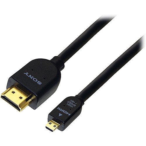 Sony High Speed HDMI to Micro 1.4 Cable 5' DLCHEU15 B&H Photo
