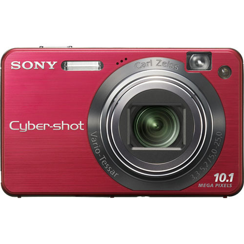 Sony Cybershot DSCW170 Digital Camera (Red) DSCW170/R B&H