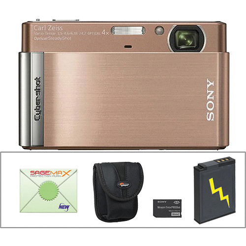 Sony DSC-T90 Cyber-shot Digital Camera with Deluxe Accessory Kit