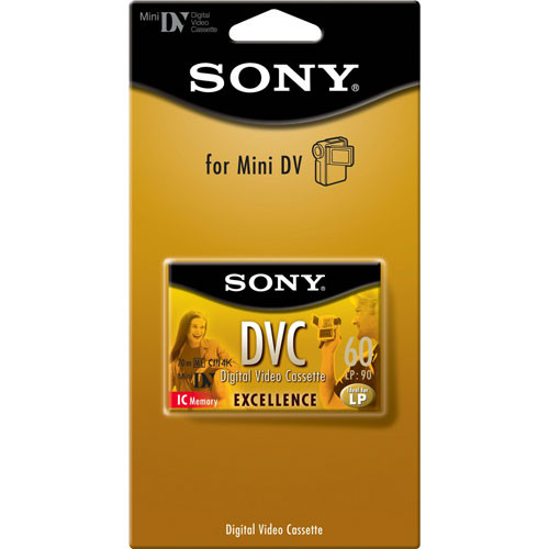 Sony DVM60EX Mini DV Video Cassette DVM60EXL B&H Photo Video