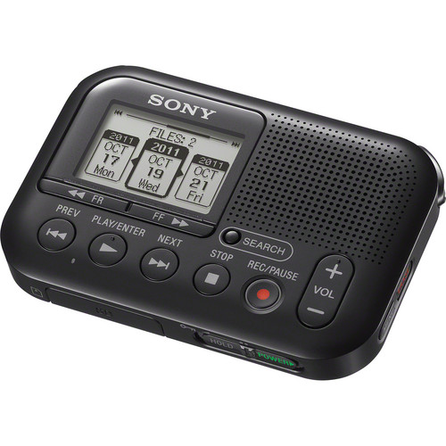 Sony ICDLX30 Digital Voice Recorder (Black) ICDLX30BLK B&H