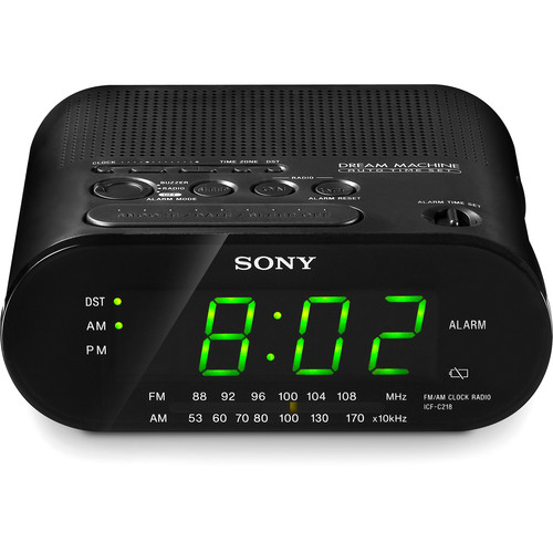 Sony ICFC218BLACK ICF C218 AM FM Clock Radio 1250525121 642870 