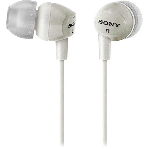 Sony MDR EX10LP In Ear Stereo Headphones (White) MDREX10LP/WHI