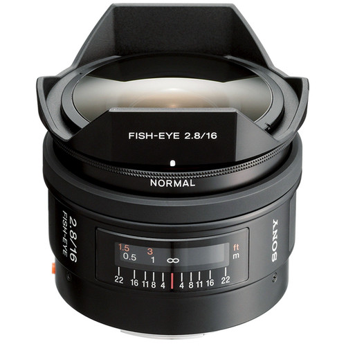Sony 16mm f/2.8 Fisheye Lens SAL16F28 B&H Photo Video