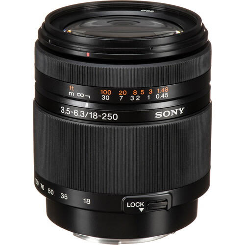 Sony DT 18-250mm f/3.5-6.3 Lens SAL18250 B&H Photo Video