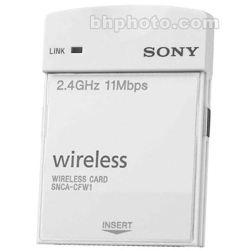 Sony CF Type IEEE802.11b Wireless LAN Card SNCACFW1 B&H Photo