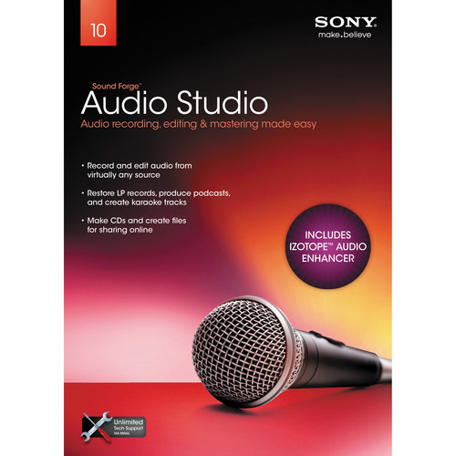 sony sound forge audio studio software