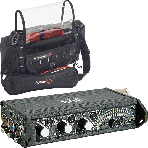 Sound Devices 302 Portable 3Channel Field Mixer and Porta B&H