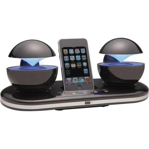 Speakal iCrystal iPod Docking Station (Black) ICRYSTALBLK01
