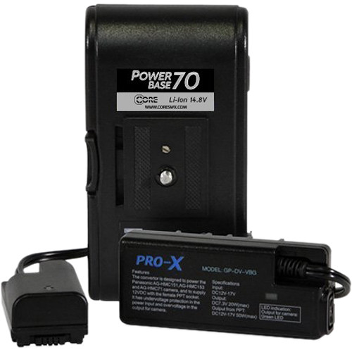 Core Swx Powerbase 70 Battery For Panasonic Af100 Hmc Pb70 Vbg