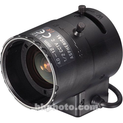 Tamron 12VG412ASIRS 4-12mm F/1.2 Infrared C-Mount Lens Auto Iris DC