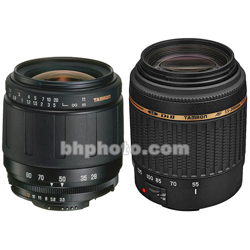 Tamron 2880mm and 55200mm LD Digital SLR Lens Kit AF77015N