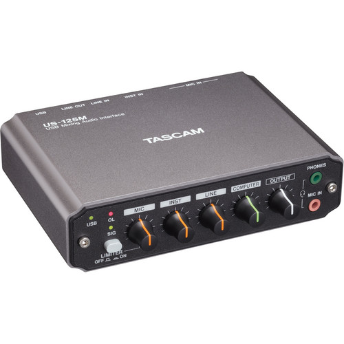 Tascam US125M USB Mixing Audio Interface US125M B&H Photo
