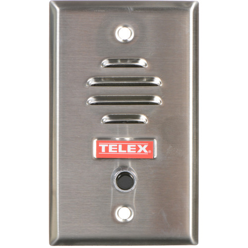 Telex/RTS WP-300S Wall Plate Microphone with Switch