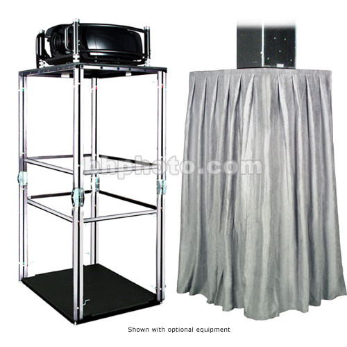 The Screen Works E-Z Fold Equipment Tower Kit (Velaire/Gray)