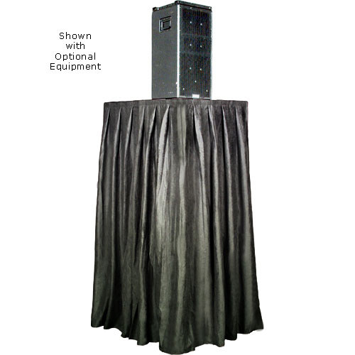 The Screen Works Skirt for the E-Z Fold Equipment Tower - Skirt ONLY - Velaire/Black