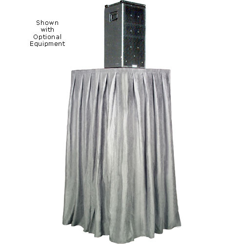 The Screen Works Skirt for the E-Z Fold Equipment Tower - Skirt ONLY - Velaire/Gray