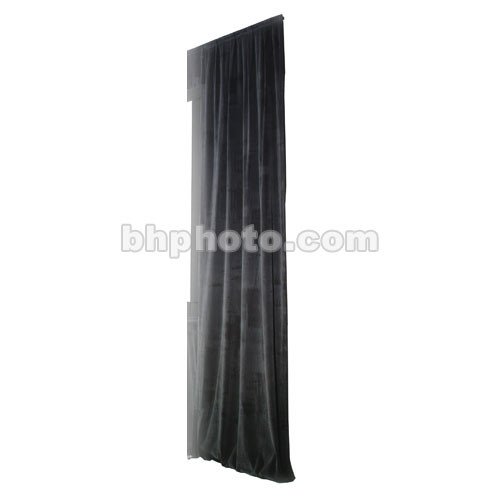 The Screen Works Truss Drapery Panel - 18x6' - Black