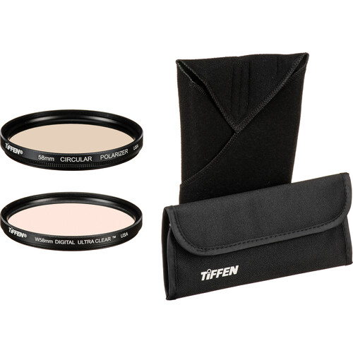 Tiffen 58mm Ultra Clear and Circular Pol