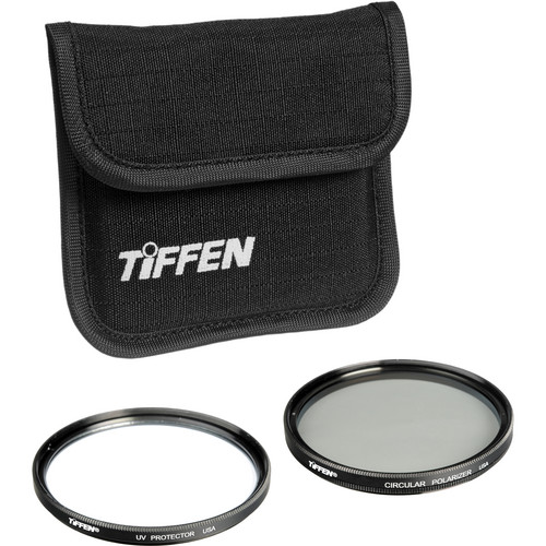 Tiffen 58mm Photo Twin Pack (UV Protection and Circular Polarizing Filter)