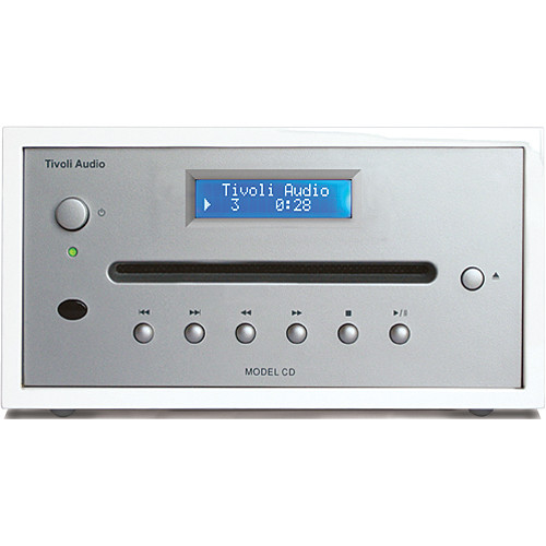 Tivoli Frost White Collection Model CD Player MCDWSB B&H Photo