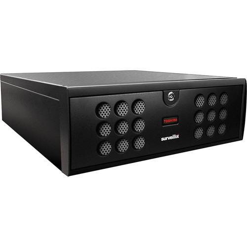 Toshiba XVS16-240-500G, 16-Channel Analog DVR, 240 FPS, 500GB HD, Hybrid (4 IP/Network Channels Included)