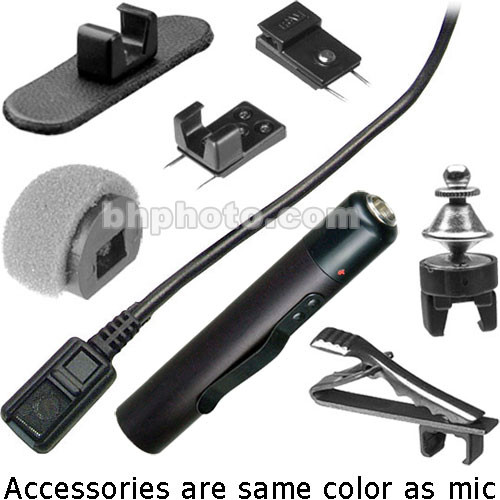 Tram TR50 Omni Lavalier Microphone with TA5F Connector for Lectrosonics Transmitters and TR79+ Power Supply (Black)