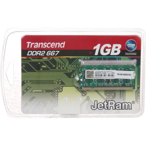 Transcend JM667QSU-1G 1GB JetRam DDR2 667 SO-DIMM