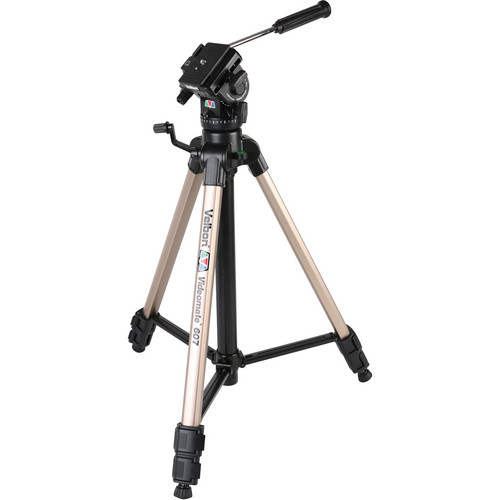 Velbon 3-Section Heavy Duty Tripod, with Geared Center VM607/F