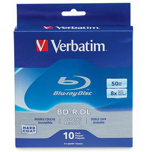 Verbatim 50GB 6x Bluray Disc (10Pack Spindle) 97335 B&H Photo