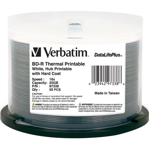 Verbatim 97338 BD-R 25GB 16x DataLifePlu