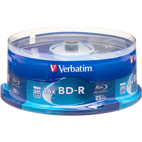 VERBATIM BD-R, 97457, 25GB, 16X,