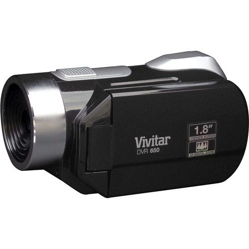 Vivitar DVR 650 Camcorder DVR650BLACK B&H Photo Video