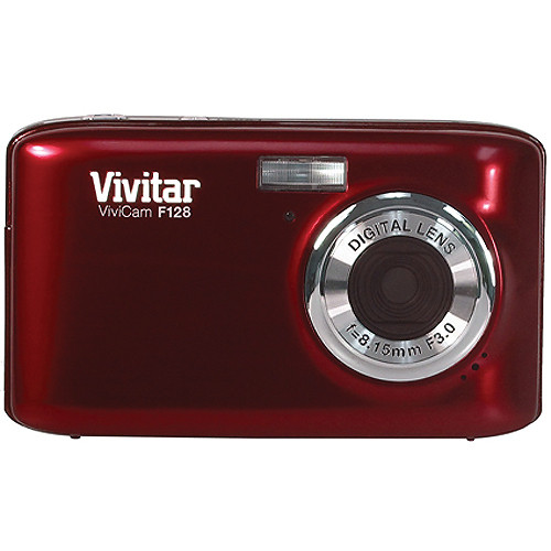 Vivitar ViviCam F128 Digital Camera (Red) VF128RH B&H Photo