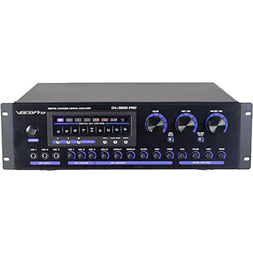 VocoPro DA3800 Pro ThreeMicrophone Karaoke Mixer DA3800 PRO