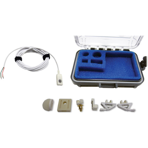 Voice Technologies VT500 Omnidirectional Lavalier Condenser Microphone (White Unterminated 3-Wire Pigtail)