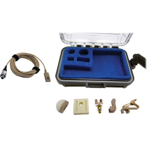 Voice Technologies VT500 Omnidirectional Lavalier Condenser Microphone (Beige LEMO 3-Pin Connector)