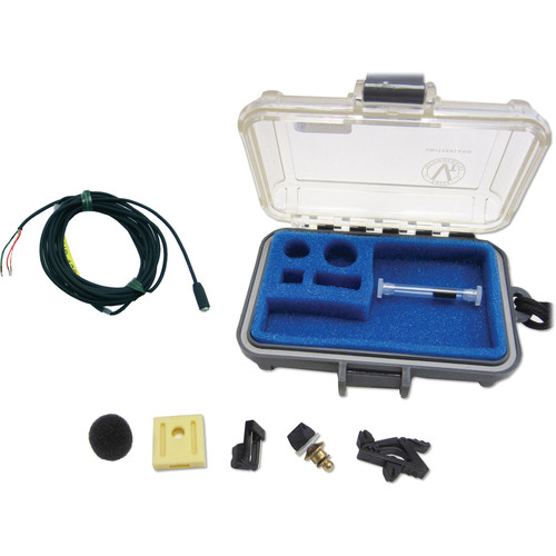 Voice Technologies VT401 Professional Miniature Omnidirectional Lavalier Microphone (Black)