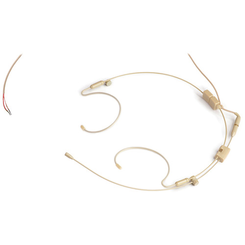 Voice Technologies VT701 Superlite Headworn Microphone with Low-Profile Capsule (Pigtail)
