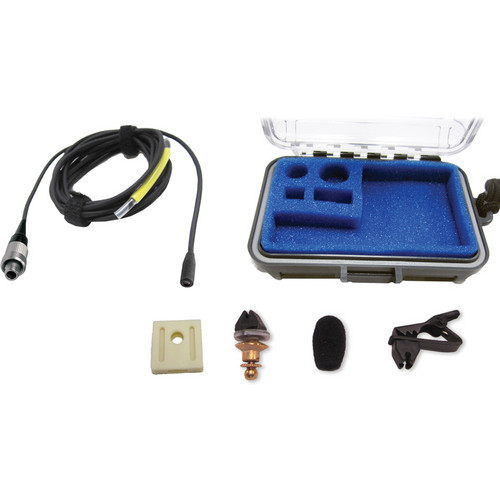 Voice Technologies VT403 Vocal Omnidirectional Lavalier Microphone with LEMO 3-Pin Connector (Black)