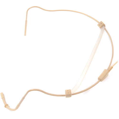 Voice Technologies VT700 Omnidirectional Headworn Microphone with TA5F Jack (Beige)