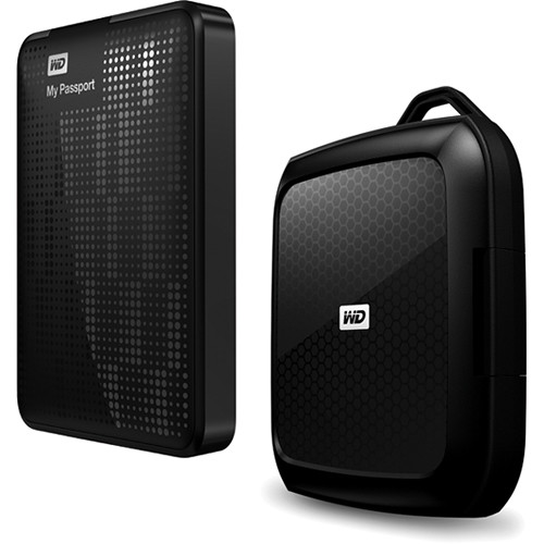 WD 1TB My Passport USB 3.0 Hard Drive Kit with Case B&H Photo