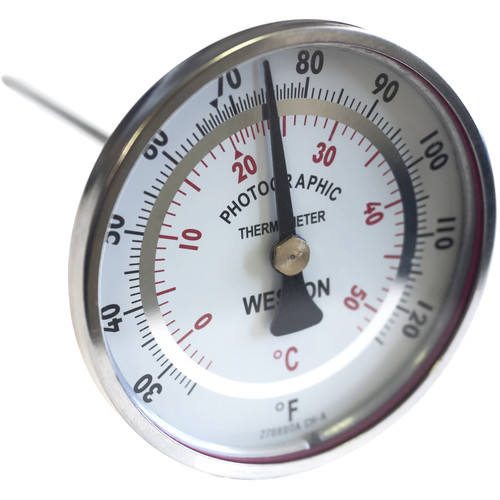 Weston Stainless Steel Dual Scale Thermometer with 3