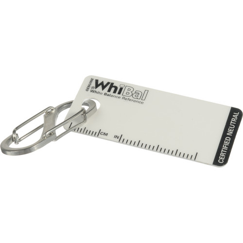 WhiBal G7 Key Chain White Balance Reference Gray Card (1x2