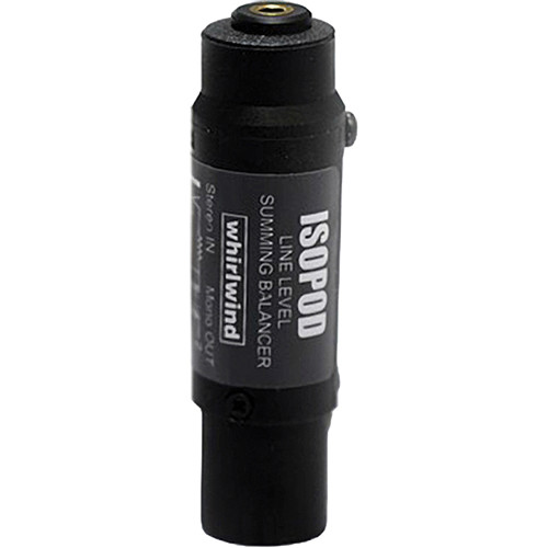 Whirlwind Isopod Stereo TRS to Mono XLR Balancer